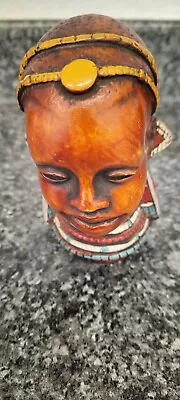 Buy Achatit Style Pottery.  Female Bust African Tribal Head. Used • 20£