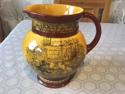 Buy Rare Royal Doulton Seriesware Sketches From Teniers Holbein Glazed Jug • 39.99£