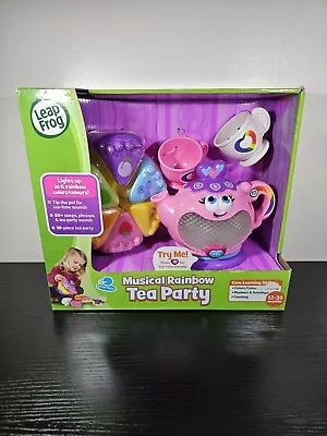 Buy LeapFrog Musical Rainbow Tea-Party Teapot Tea Set Toy 50+ Phrases Light & Sounds • 18£