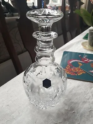 Buy Stuart Crystal  Decanter With Two Ring Neck No Chips Cracks Very Heavy  • 17.80£