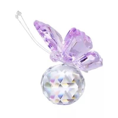 Buy Crystal Butterfly Figurine Ornament With Base Glass Butterfly Statue • 7.94£