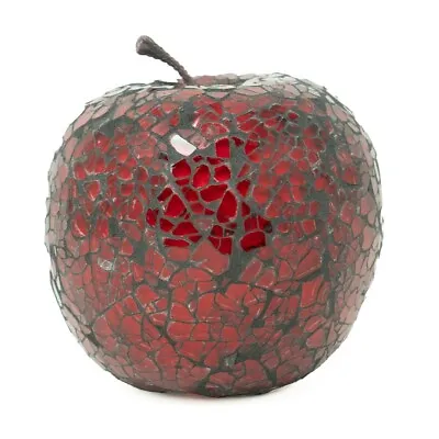 Buy Mosaic Glass Apple (Red) Home Decorative Decor Fruit Display Piece Gift • 9.95£