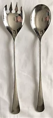 Buy Vintage Silver-plated Italian Salad Set Fork & Spoon • 9.99£