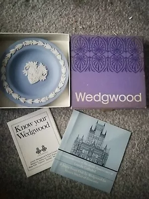 Buy Wedgewood Jasperware Blue Lincoln Cathedral Sweet Dish With Box • 1.50£