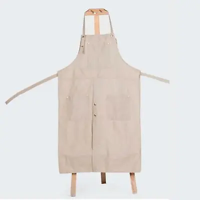 Buy Pottery Apron With Pockets Waterproof Full Cover Painting Split Leg Aprons • 20.88£