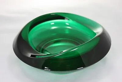 Buy Sklo Union Rosice Green Bowl Designed By Rudolf Jurnikl 1045 • 24£