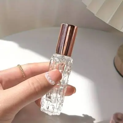 Buy 10ml Empty Glass Perfume Bottle Spray Bottle Crystal Effect - Pocket Travel Size • 3.98£
