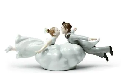 Buy New Lladro Wedding In The Air Couple #9366 Brand Nib Bride & Groom Save$$ F/sh • 626.76£