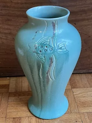 Buy Large ArtDeco Fish Vase - Art Pottery - ROOKWOOD ? American ? • 180£