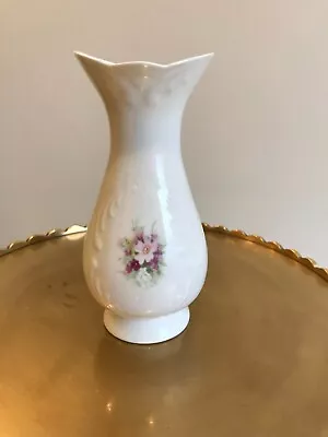 Buy DONEGAL IRISH PARIAN CHINA VASE, Painted Floral Design, Made In Ireland • 14.19£