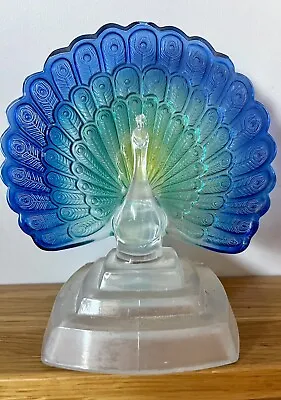 Buy Vintage Cristal D'Arques France🇫🇷 24% Lead Peacock Open Tail Figurine Ornament • 20£