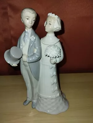 Buy Lladro Figurine 4808 Wedding Couple Original Box Great Condition Retired • 47.79£