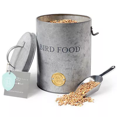 Buy Burgon & Ball Sophie Conran Galvanized Bird Food Tin • 19.99£