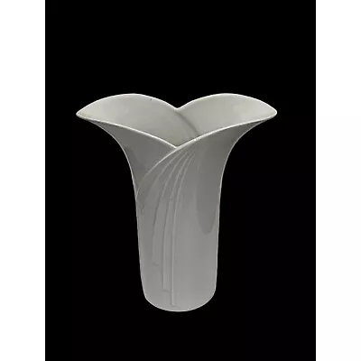 Buy White Porcelain Art Deco Vase, Rosenthal Thomas Germany • 32.26£