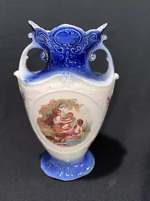 Buy Antique Victorian WA & L Pottery Mantle Vase England William Adams • 55.65£