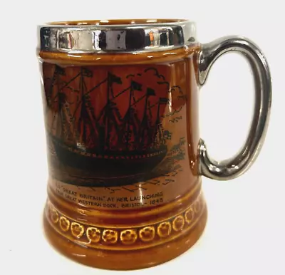 Buy Ceramic Tankard Lord Nelson Pottery Vintage England Naval SS Great Britain • 6.99£