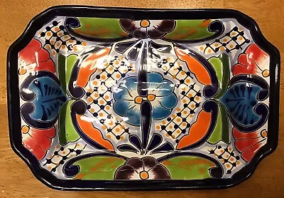 Buy Talavera Casserole Baking Dish, Mexican Folk Art Hand Painted Pottery • 23.97£