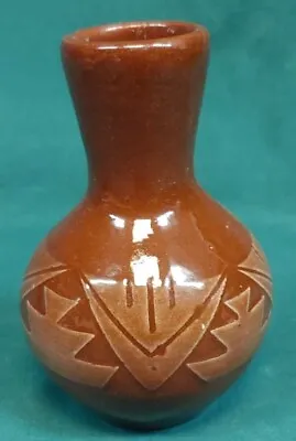 Buy Old Vintage Signed Native American Sioux Indian Art Pottery Vase Swift Eagle • 42.68£