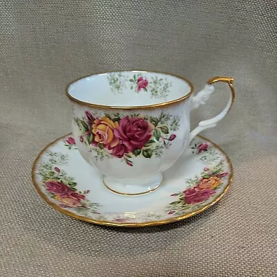 Buy Vintage Teacup & Saucer Queen's Fine Bone China England Rosina China Co • 18.97£