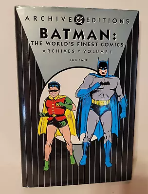 Buy BATMAN: THE WORLD'S FINEST COMICS - ARCHIVES, VOLUME 1 By Bob Kane - Hardcover • 19.91£