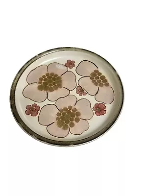Buy Denby Gypsy Bread Plates England VTG Set Of 2 Vintage 7” Pink Purple Flower • 15.41£