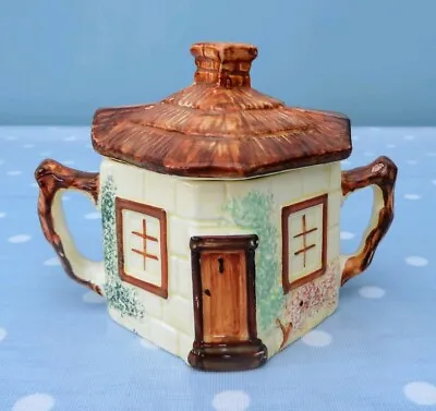 Buy Keele Street Pottery Cottageware Cottage Sugar Bowl With Lid • 4.99£