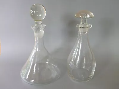 Buy Ship & Dartington Decanter - Contemporary Modern Plain Uncut Glass - Will Split • 38£