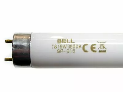 Buy T8 FLUORESCENT TUBES - 18  15W Light Bulb 450mm 18 Inch 3500k 4000k BRANDED BELL • 6.99£