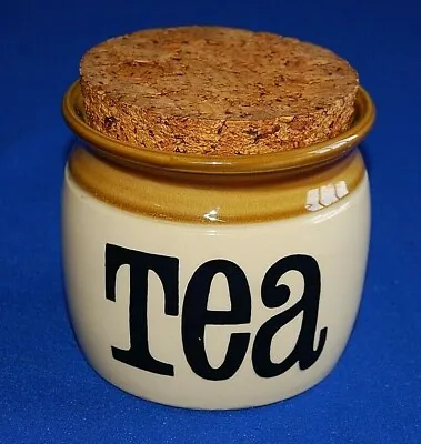 Buy Vintage TG Green Granville Tea Storage Jar. Original Cork Lid. • 9.99£