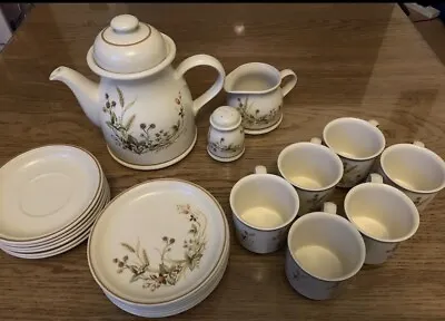 Buy Vintage St Michael Harvest 23 Pieces Tea Set Cups Saucers Plates M&S Jug Bowl • 34.99£