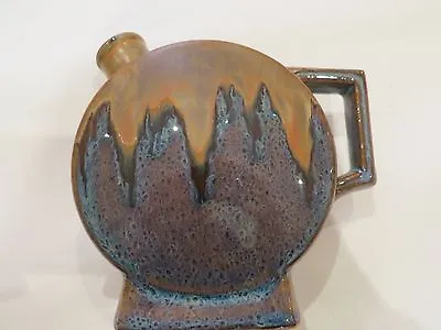 Buy Art Deco French Studio Pottery Flask Denbac • 79£