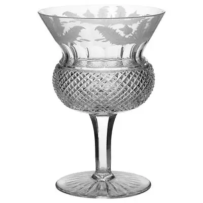 Buy Edinburgh Crystal Thistle  Champagne Sherbet Glass 111920 • 94.79£