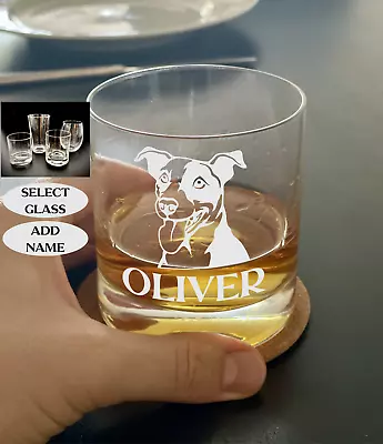 Buy JACK RUSSELL TERRIER Face ENGRAVED On Glassware, ADD NAME, Dog Lover, New Puppy • 19.25£