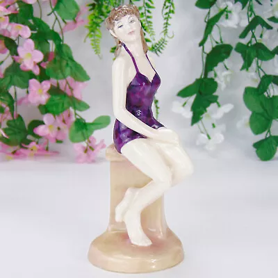 Buy Royal Doulton Figurine Taking The Waters HN4402 Limited Edition Lady Figure • 169.99£