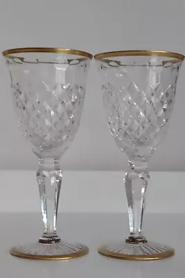 Buy M12-31 Stunning Stuart Crystal Hardwicke Gold 5 3/8  Glasses • 30£