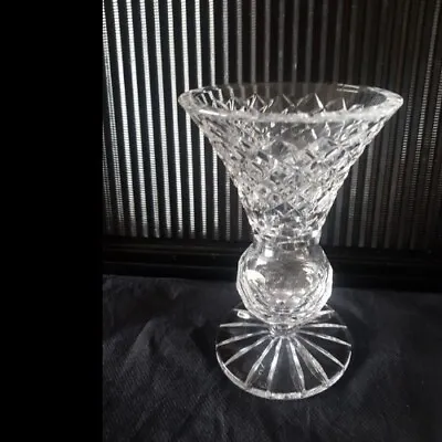 Buy Tyrone Crystal Vase Approx ~ 15cms (6″) Tall~ Signed • 14.99£
