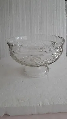 Buy Cut Glass Crystal Fruit Bowl • 5.25£