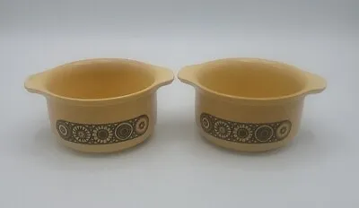 Buy Pair Of Kiln Craft Brown Bacchus Vintage/Retro Style Handled Soup Bowl • 10£