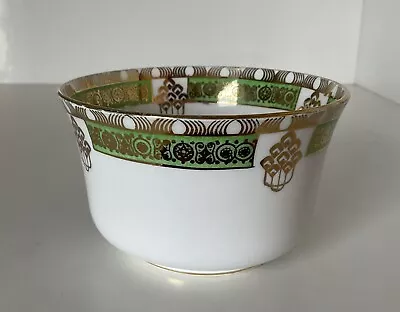 Buy Vintage St. Michael (Marks & Spencers) Large Sugar Bowl. Pattern 9371 Green Gold • 1.75£