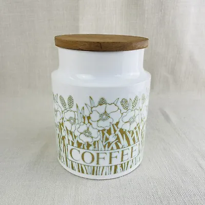 Buy Vintage Hornsea Fleur Storage COFFEE Jar Large Size. • 16.97£