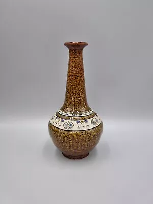 Buy A Yngve Blixt For Hoganas Swedish MCM Ceramic Vase, Signed, H-19cm. • 95£