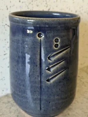 Buy J Vasey Studio Pottery Vase (5  High) Collectable Handmade St Agnes, Cornwall • 39.50£