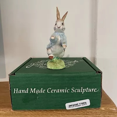 Buy Beswick Beatrix Potter Figurine Figure Peter Rabbit Gold Back Stamp • 9.99£