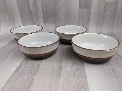 Buy 4 Denby Cotswold Acorn Stoneware Pottery Dessert Cereal Soup Bowls • 15£