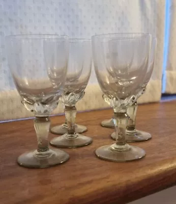 Buy Stunning Set Of 6 Small Vintage 1970's Drinking Glasses  • 8£