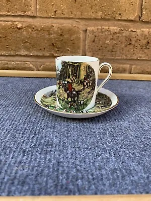 Buy Wedgewood Royal Tuscan Bone China Cup & Saucer Horse & Hounds • 4.99£