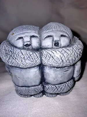 Buy Glacial Ice Age Sculpture Crafted By Hand For A.C.E. Alaskan Eskimo Couple  • 10.13£