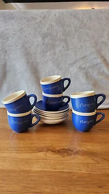 Buy X6 Cups And Saucers, New Devon Pottery Newton Abbot Style Pottery • 6£