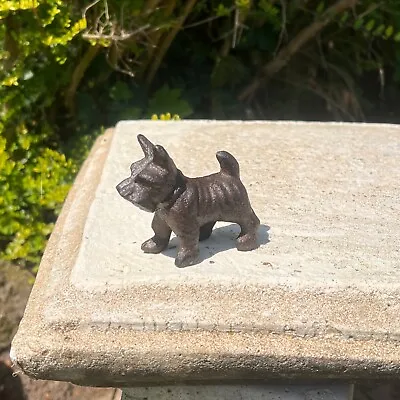 Buy Miniature Scottie Dog Garden Ornament Figurine Vintage Home Decor Statue Westie • 8.50£