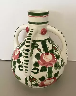 Buy Wemyss Or Wemyss Inspired ?  Cabbage Rose Design,  Four Handled Pot / Vase. • 14.99£